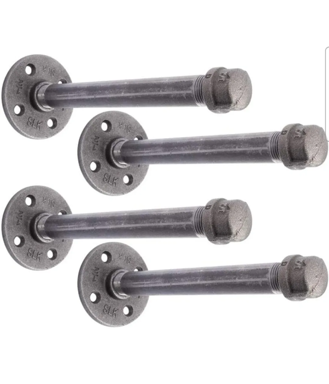 Industrial Steel Pipe Shelf Brackets thumbnail