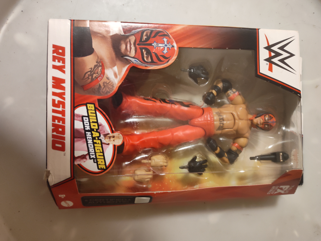 new inbox Rey Mysterio wrestling figure