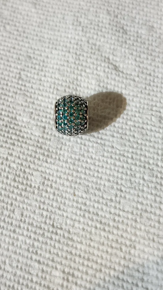 Pandora Teal Pave Charm thumbnail