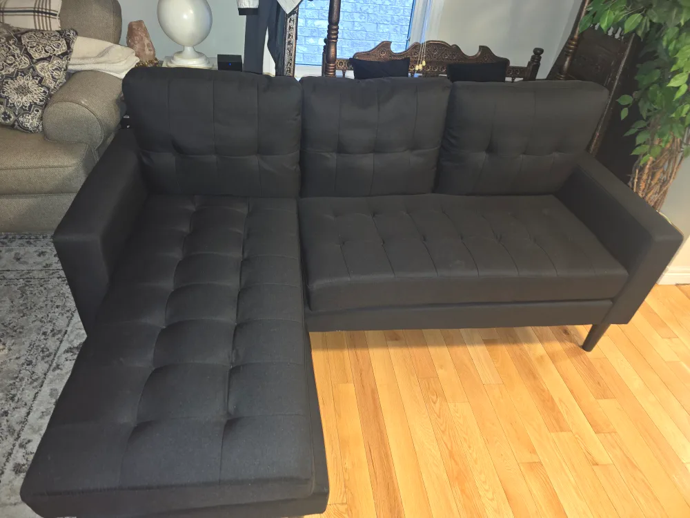 Black Sectional Sofa