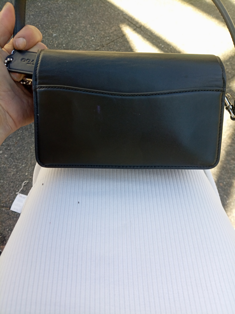 Coach Black Embellished Shoulder 20 quilted  Bag - photo 3