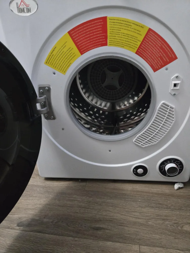 portable HOMCOM Compact Clothes Dryer - White🥕 image indicator(3)