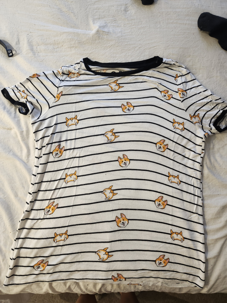 Black Matter Corgi Print Tee