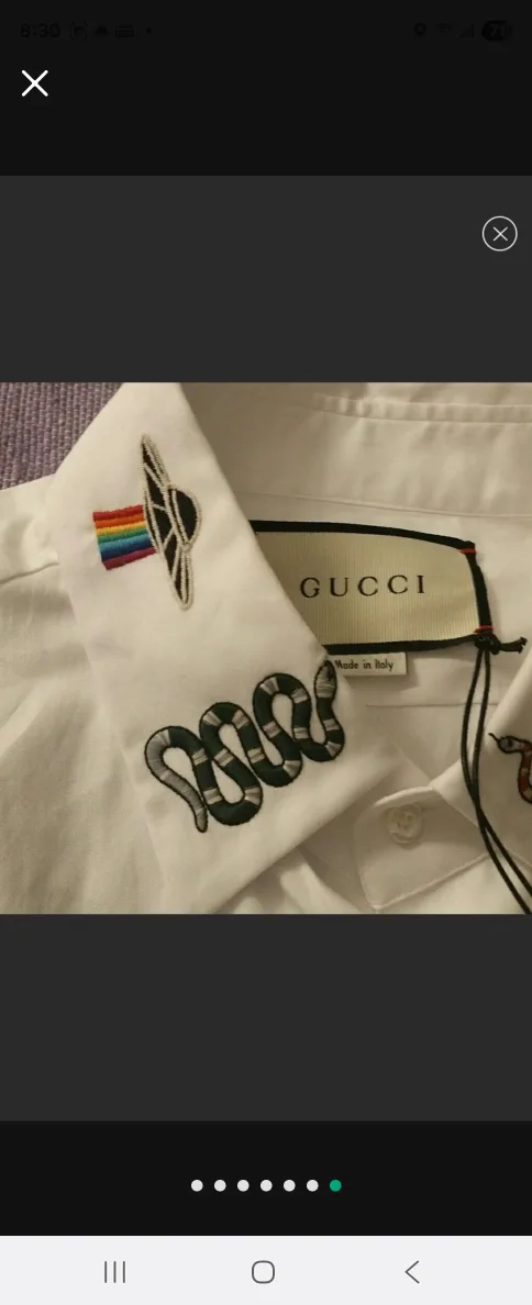 Gucci Embellished Collar Shirt image indicator(3)