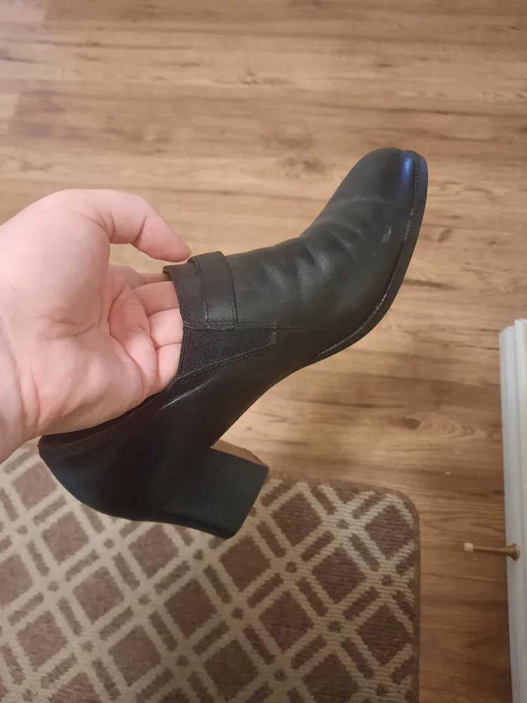 Scholl Black Heeled Booties pick up only image indicator(4)