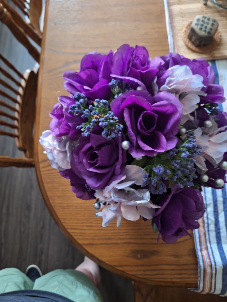 Purple Floral Arrangement - photo 5
