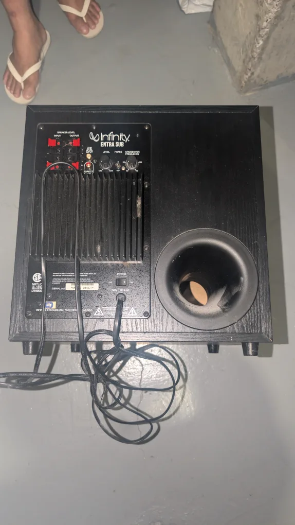 Infinity Entra Sub Subwoofer thumbnail