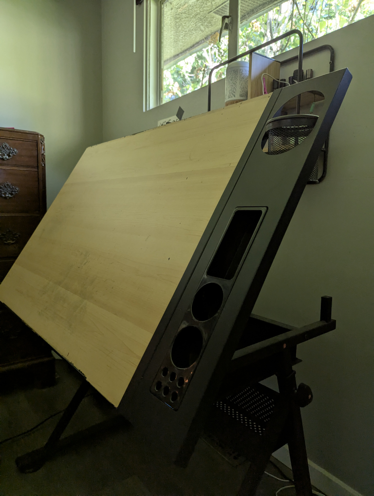 #freecycle Adjustable Drafting Table Desk From Michaels - photo 3