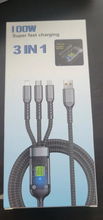3-in-1 Super Fast Charging Cable thumbnail