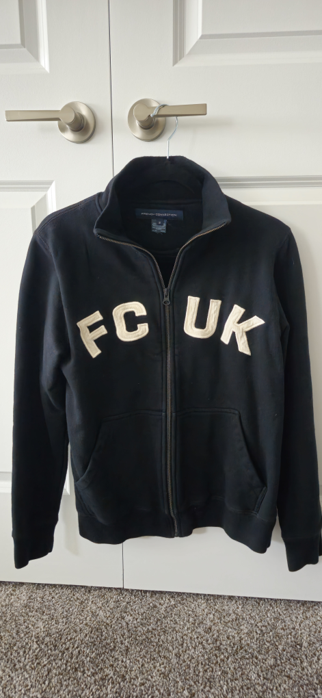Black Zip Up Sweatshirt