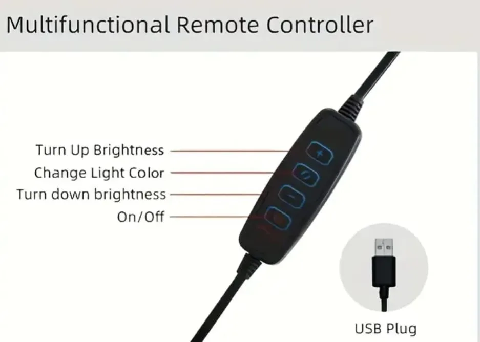🥕 PL-26Fill light with adjustable stand image indicator(3)