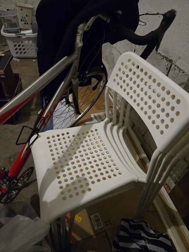 White Plastic Chair thumbnail