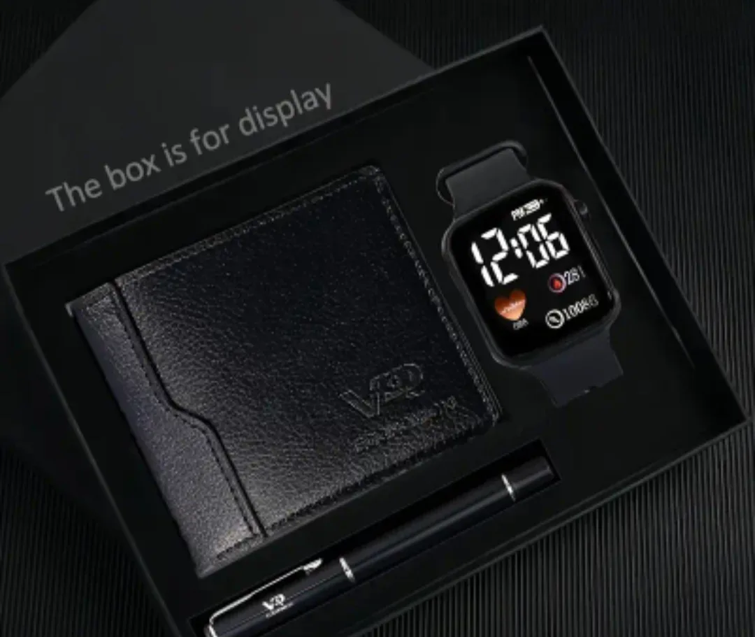Digital Watch & Wallet Set thumbnail