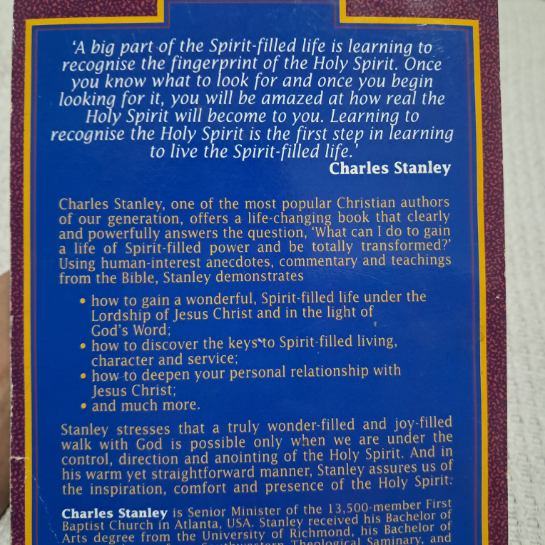 The Wonderful Spirit-Filled Life by Charles Stanley - photo 2