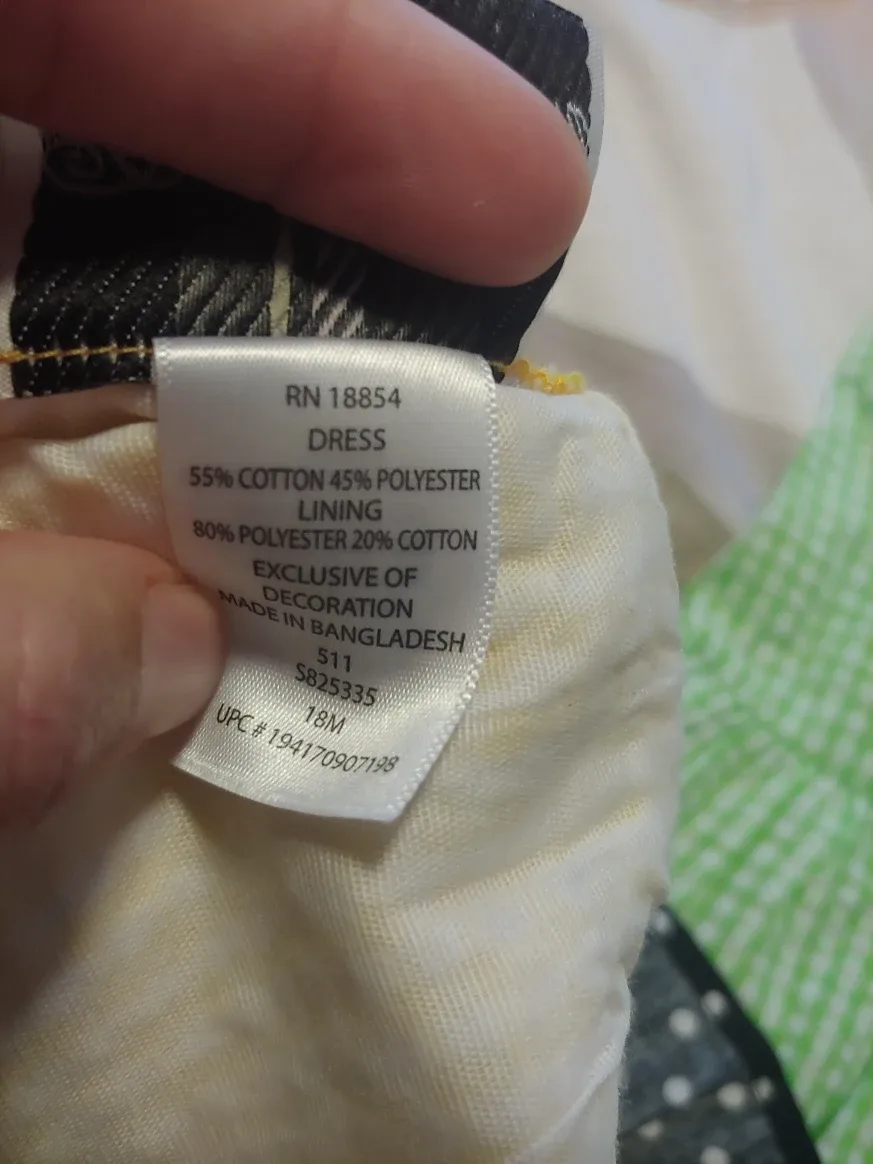 2 New Baby Dresses-18 months image indicator(5)