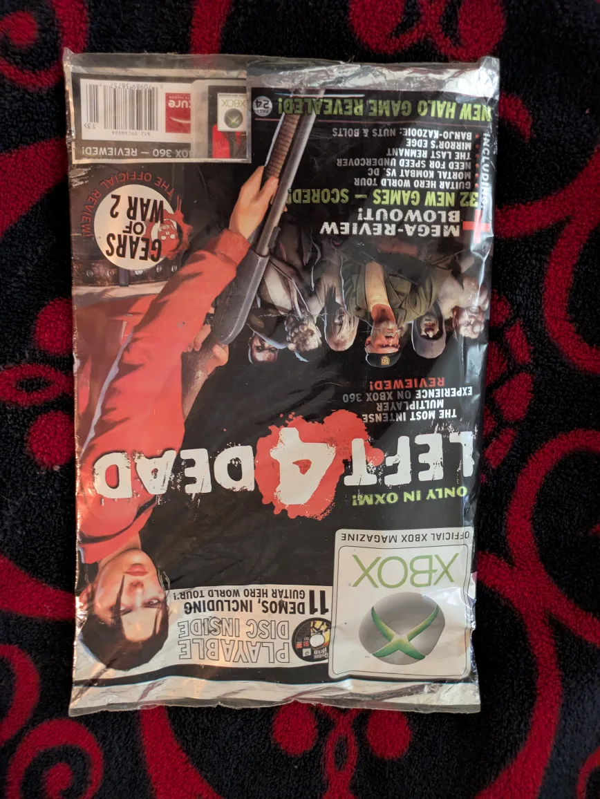 Official Xbox Magazine Sealed with disk #91 Holiday 08 thumbnail