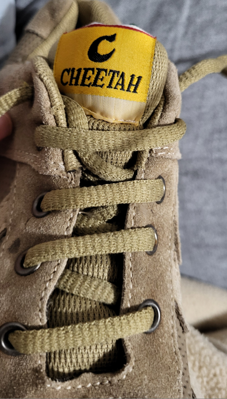 Cheetah Beige Suede Sneakers