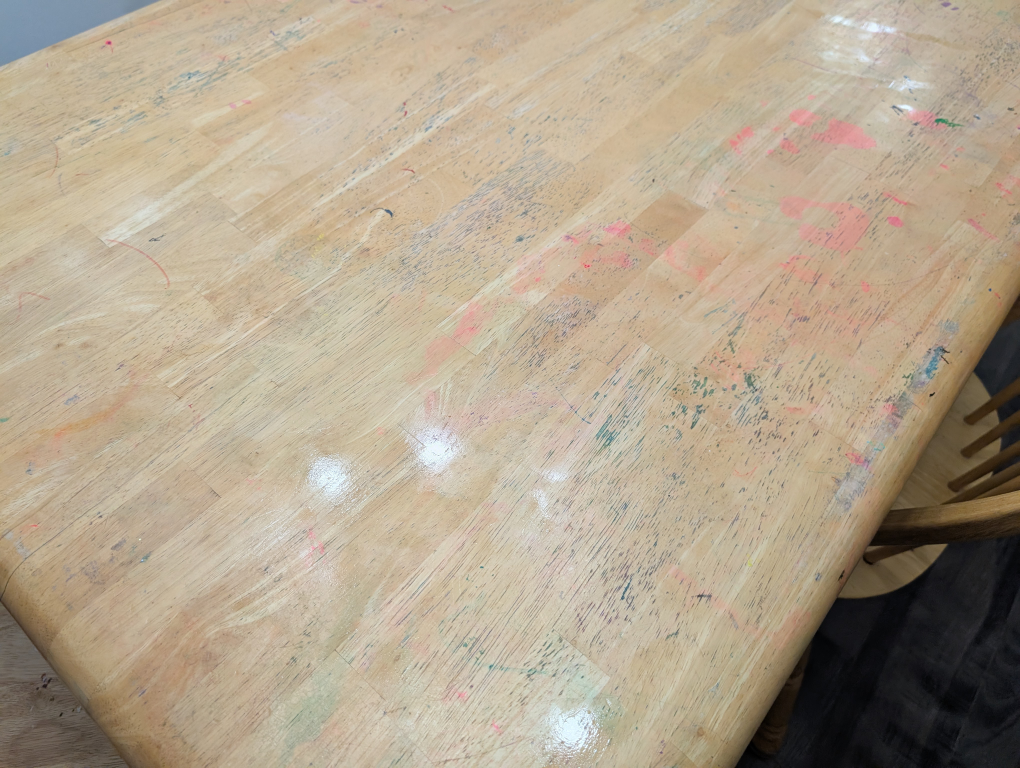 Solid Wood Dining Table with 4 Chairs - Light Wood Oak - photo 3