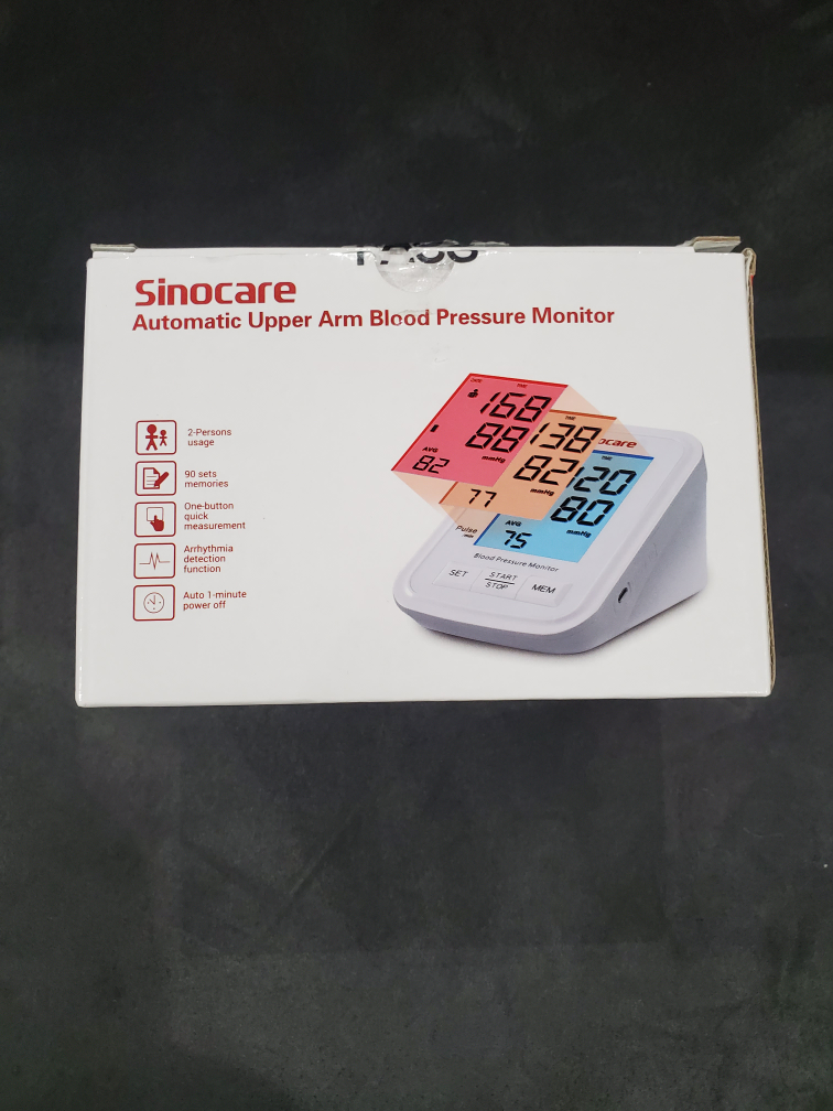 Sinocare Automatic Upper Arm Blood Pressure Monitor