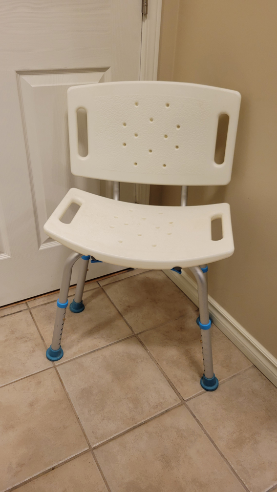 Value $105 Like New DLX Aquasense Bath Chair Height Adjustable