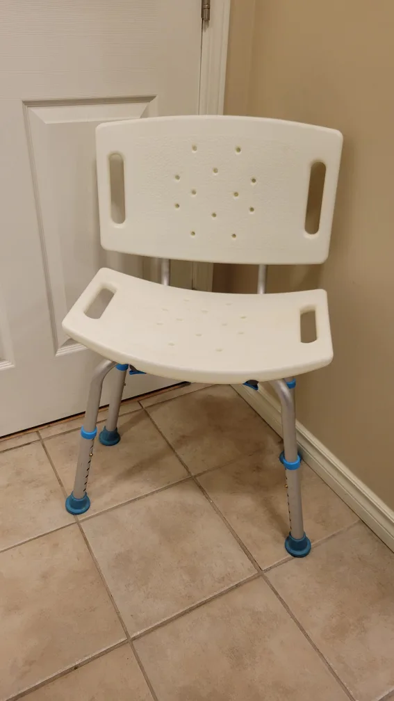 Value $105 Like New DLX Aquasense Bath Chair Height Adjustable thumbnail
