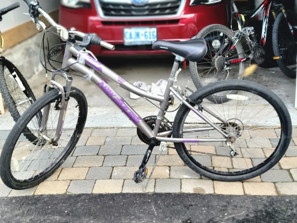 Silver/Purple Mountain Bike thumbnail