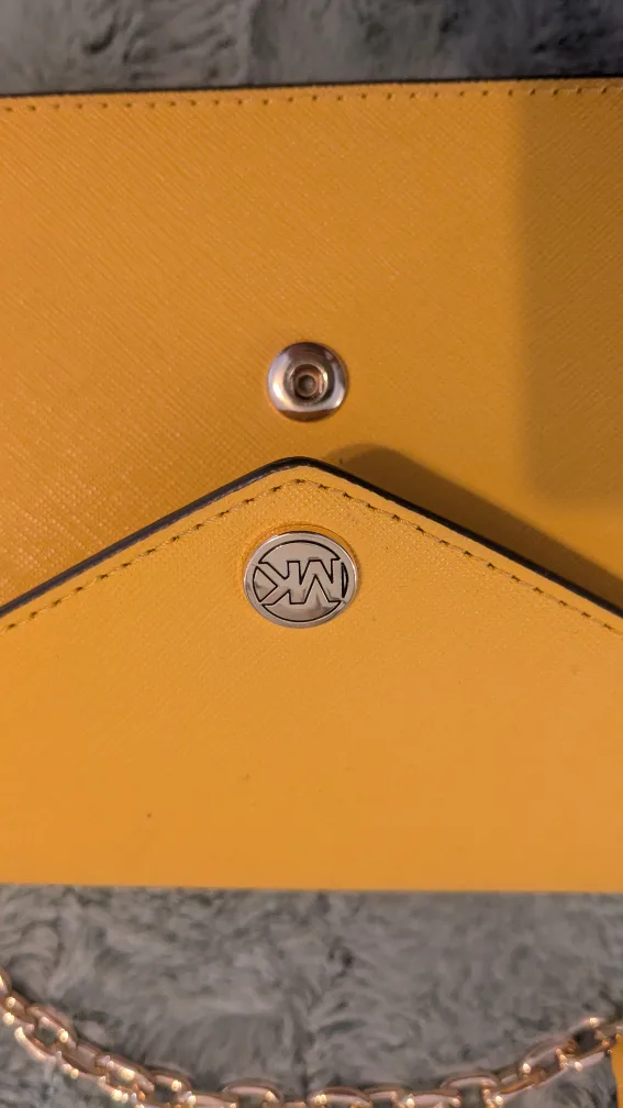Michael Kors Mustard Yellow Crossbody Bag image indicator(2)