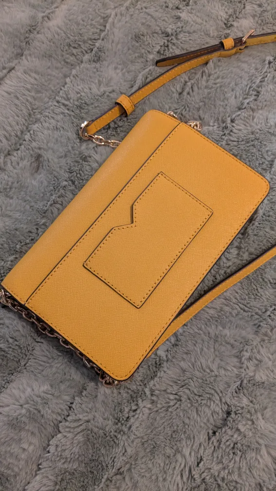 Michael Kors Mustard Yellow Crossbody Bag image indicator(4)