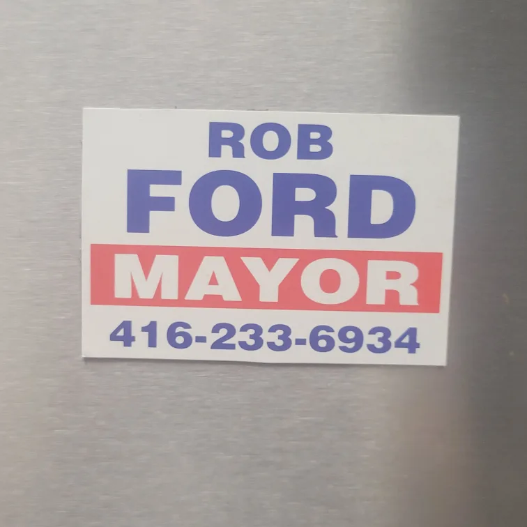 Original Rob Ford Mayor Fridge Magnet thumbnail