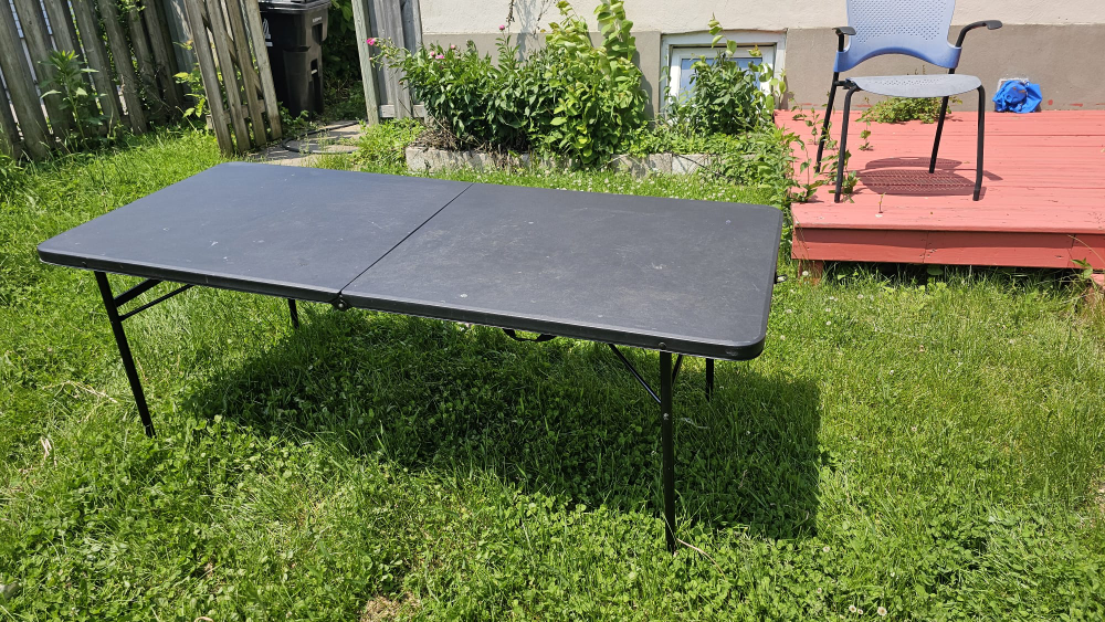 Folding Black Table