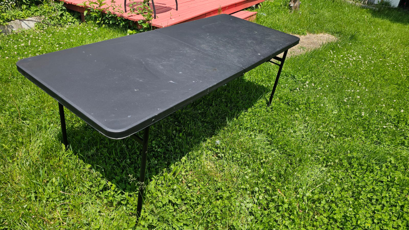 Folding Black Table - photo 3