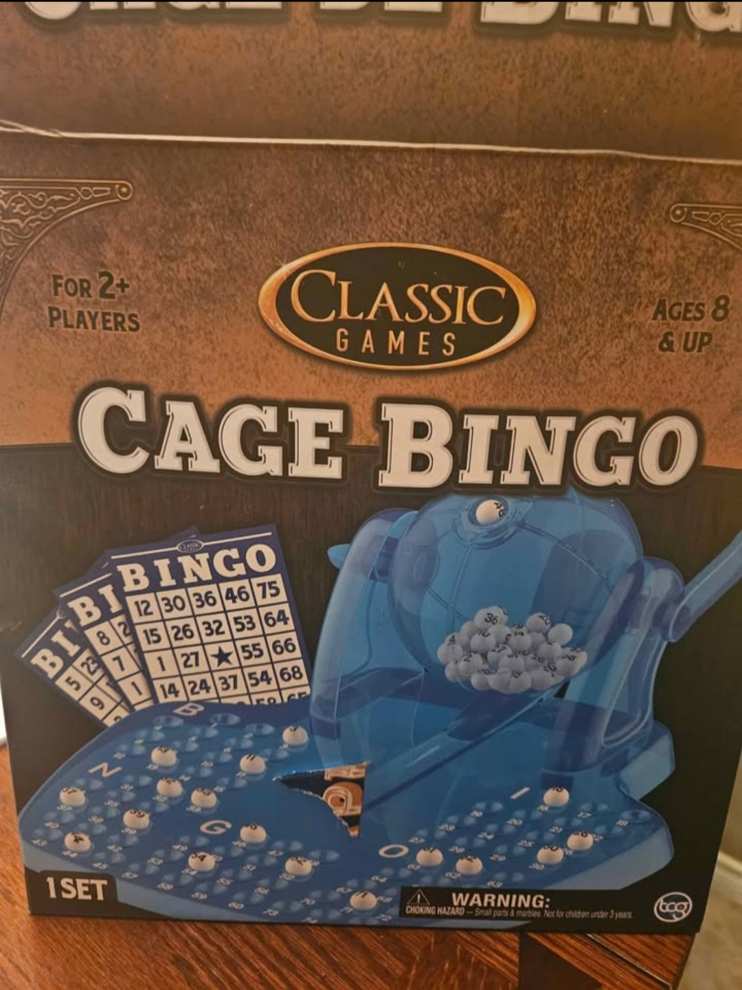 Classic Games Cage Bingo Game
