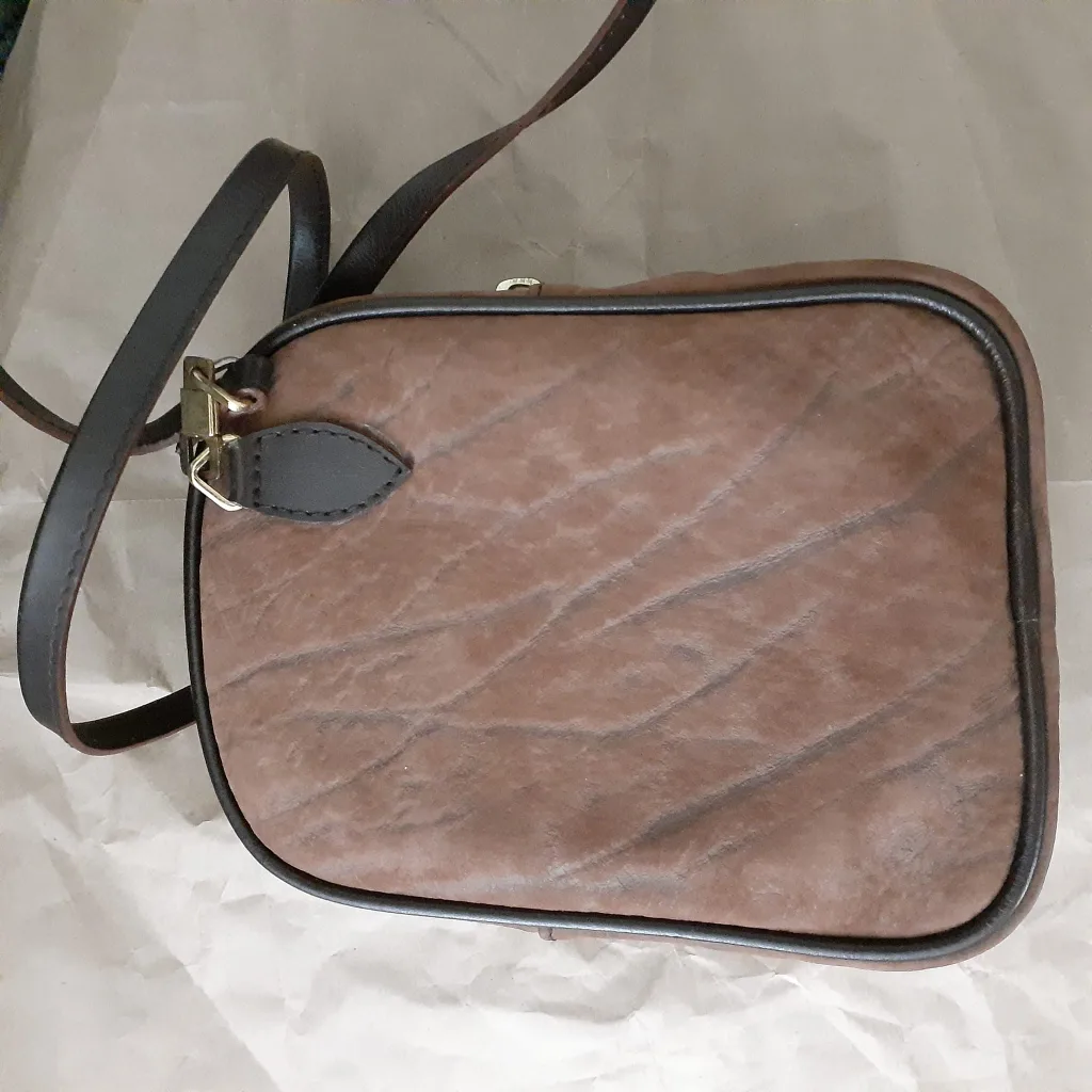 Francois Marot Paris Brown Leather Bag image indicator(4)