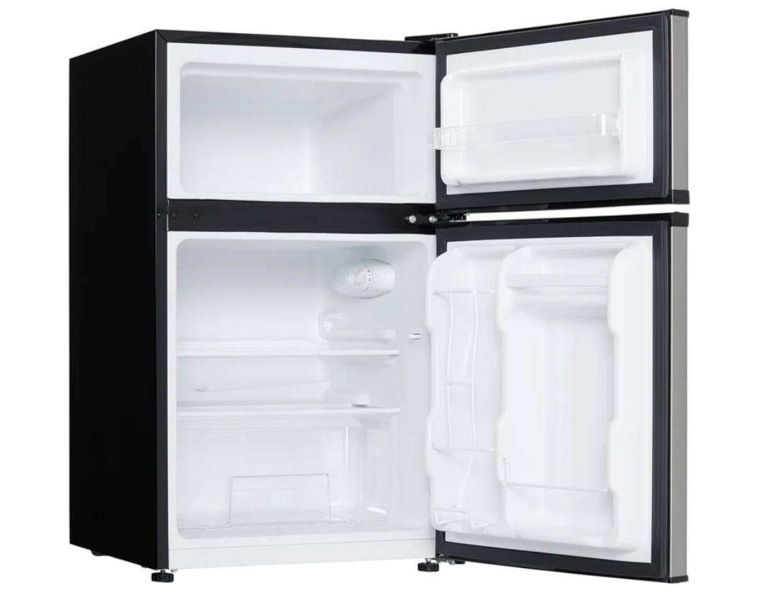 Danby 3.2 Cu. Ft. Top-Mount Mini Fridge - Stainless Steel - photo 3