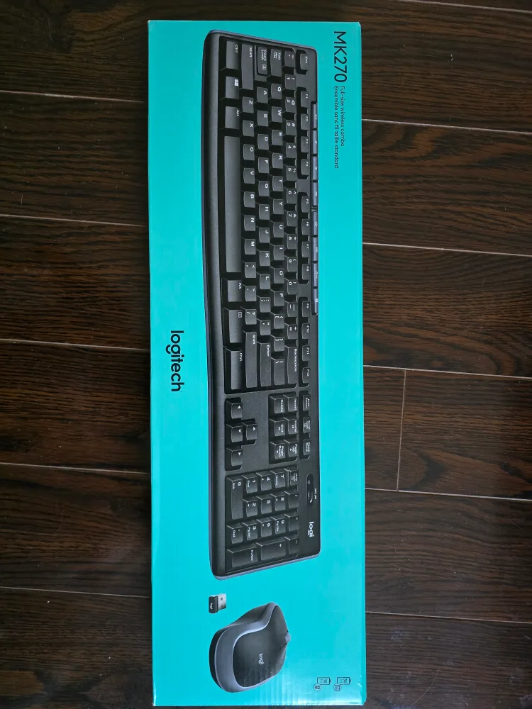 Logitech MK270 Wireless Keyboard and Mouse Combo - NEW thumbnail