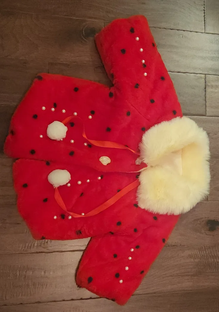 Red & White Ladybug Coat image indicator(3)