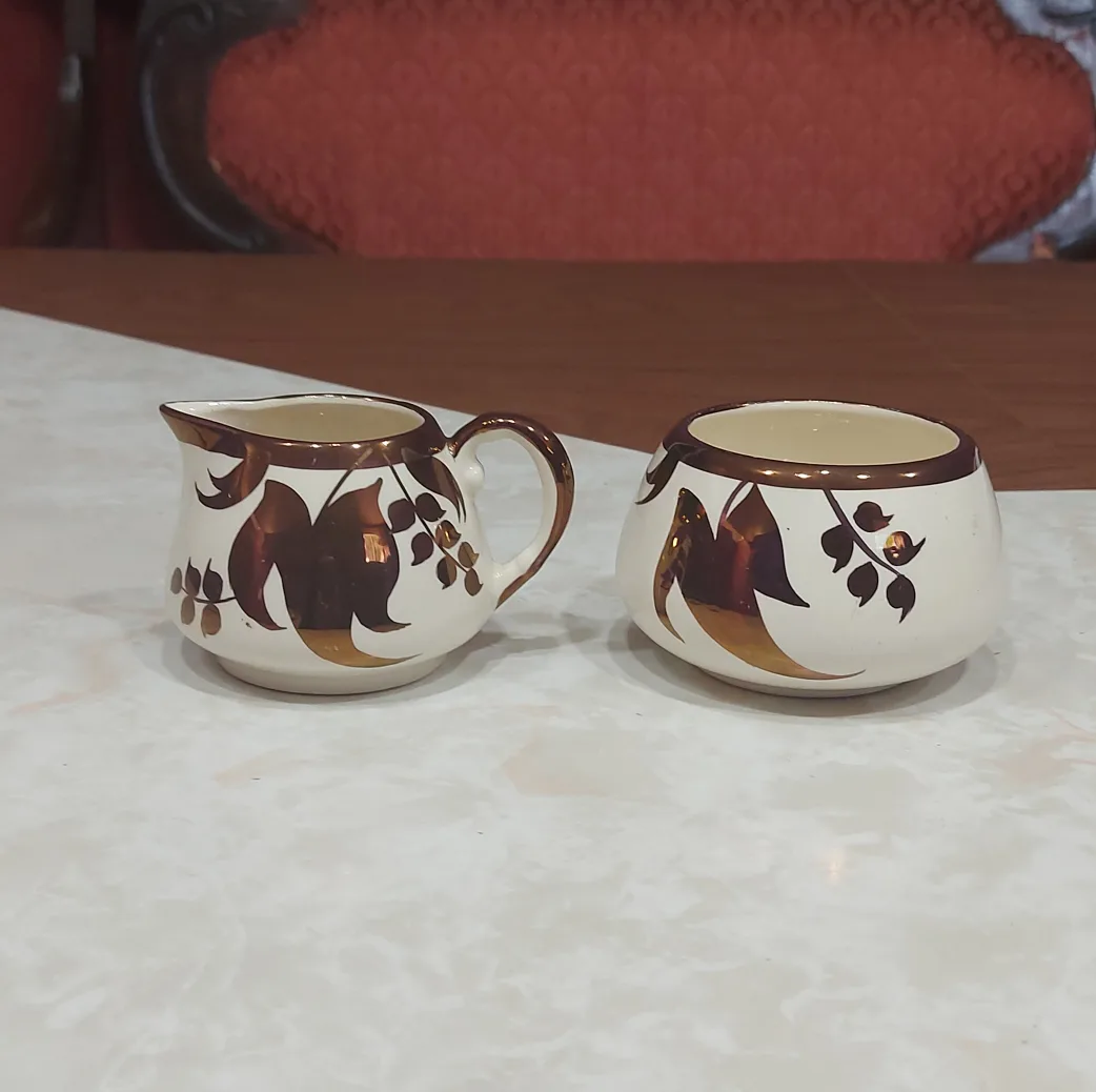 vintage Lancaster cream and sugar set 🫖 trades accepted! thumbnail