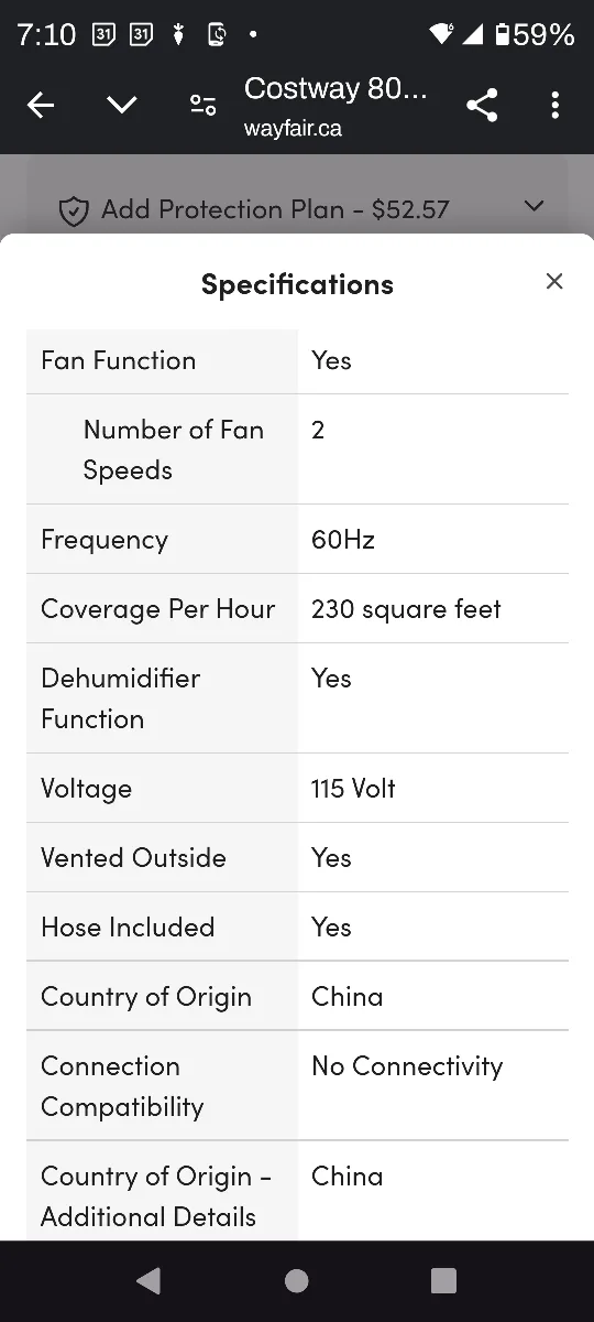 Costway Portable Air Conditioner image indicator(6)