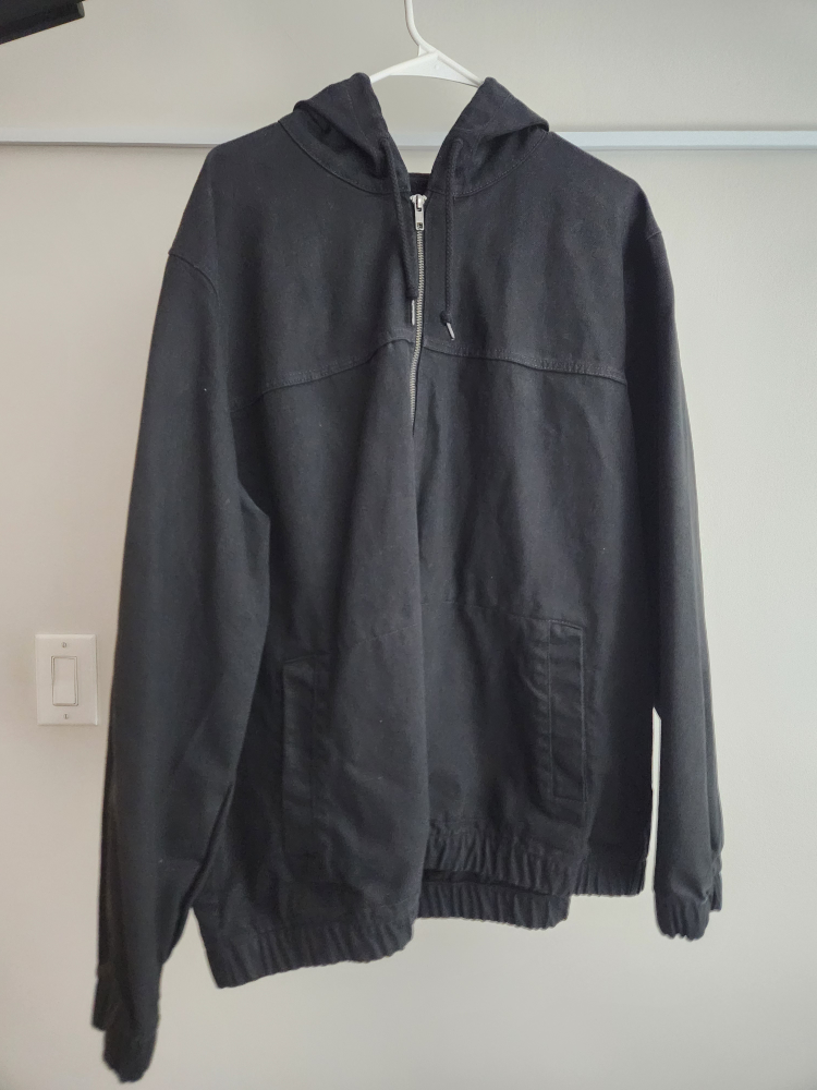 GAP Black Zip-Up Hoodie - XLarge