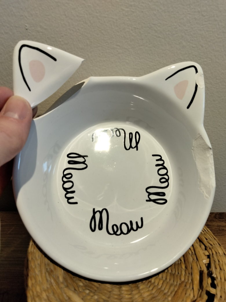 Fixer Upper Cat-Shaped Bowl