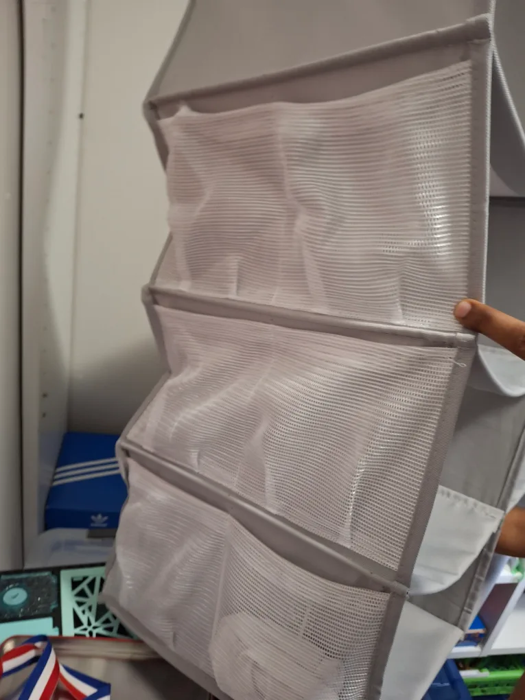 Hanging Closet Organizer - Grey, 6 Shelves image indicator(4)