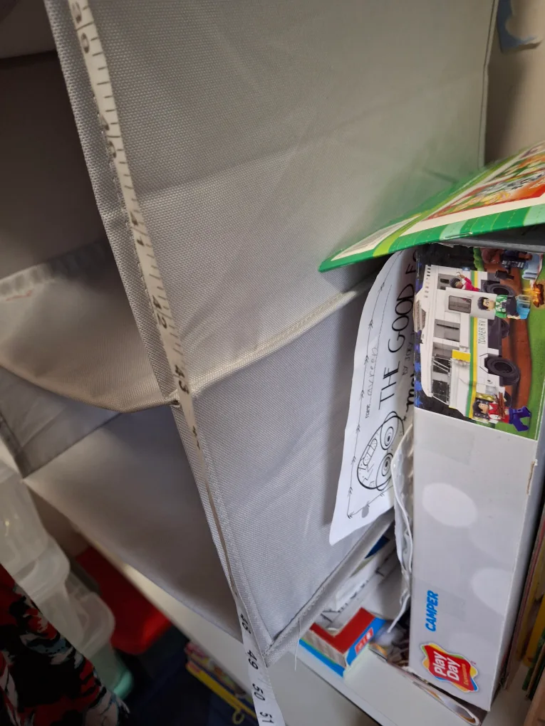 Hanging Closet Organizer - Grey, 6 Shelves image indicator(6)