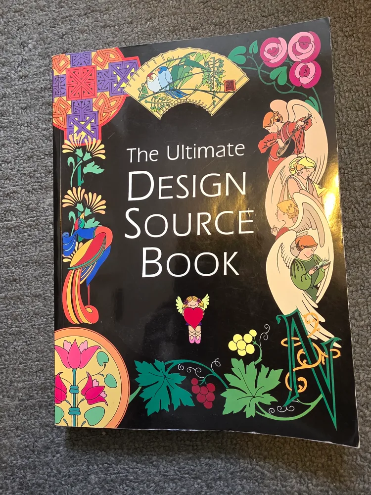 The Ultimate Design Source Book Adult Colouring Illustration thumbnail