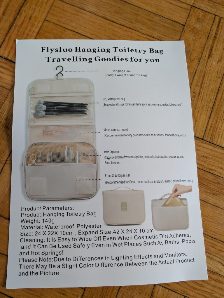 Flysluo Hanging Toiletry Bag - photo 3