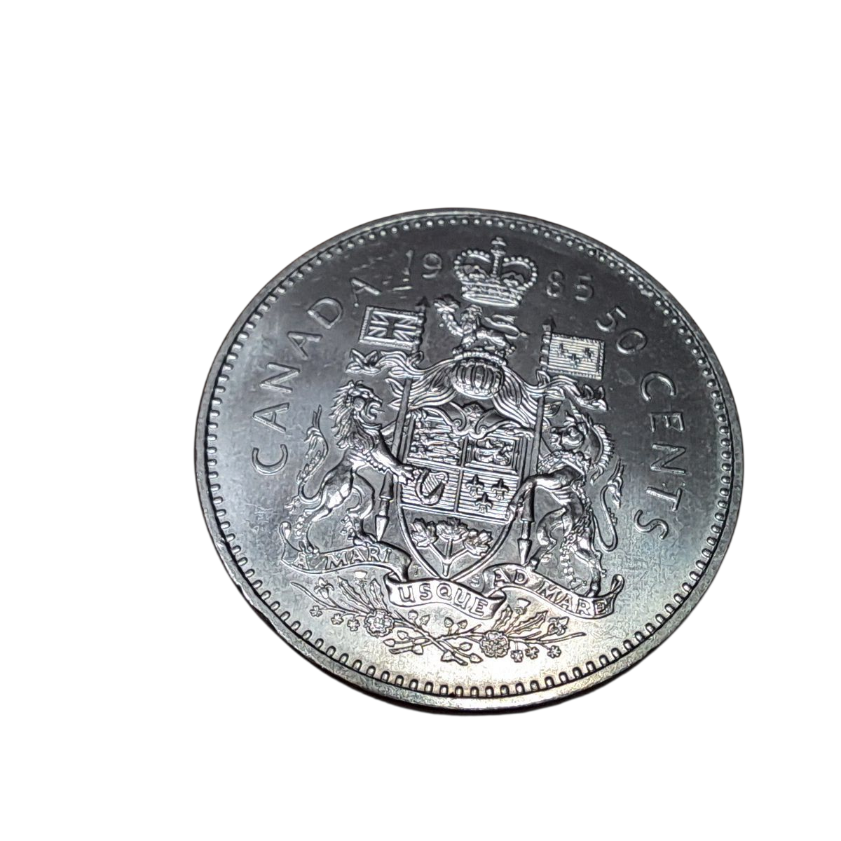 1985 Canadian 50 Cent Coin