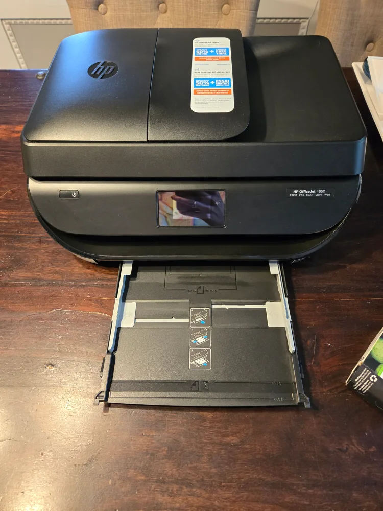 HP OfficeJet 4650 All-in-One Printer with Accessories thumbnail