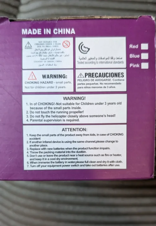 NEW IN BOX Light Up Flying Orb Spinner!! image indicator(5)