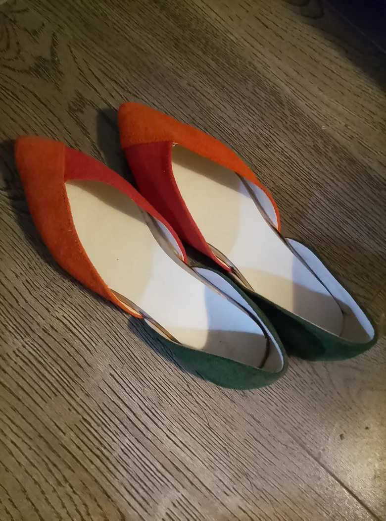 #freecycle Colour Block Suede Flats image indicator(2)