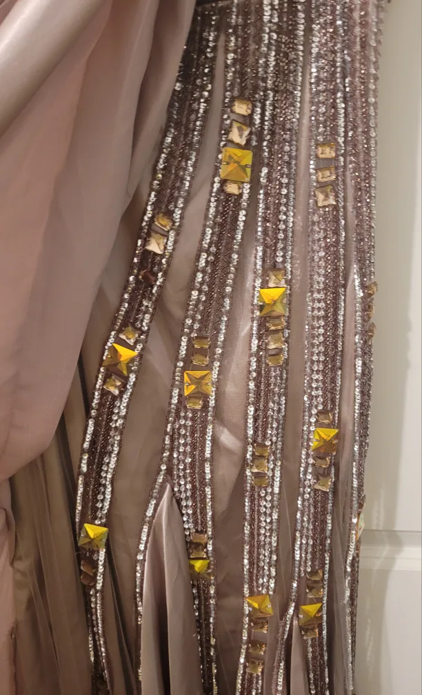 UNIQUE & Elegant Evening Gown & Nine West Clutch image indicator(6)