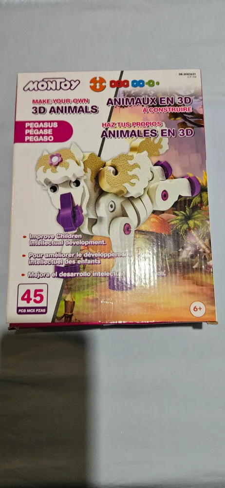 MONTOY Make-Your-Own 3D Animals - Pegasus image indicator(2)